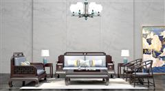 汉府家具 红木家具印尼黑酸枝（学名：阔叶黄檀）新古典非常道沙发客厅系列中式沙发