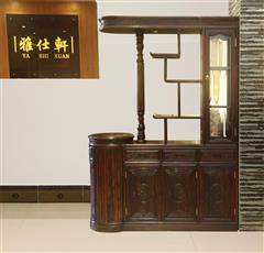 雅仕轩红木 黑酸枝1.53隔厅柜 客厅系列 新古典家具